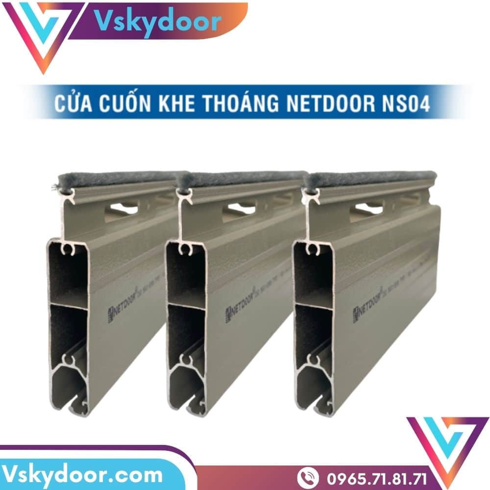 Cửa cuốn Netdoor cao cấp có tính thẩm mỹ cao