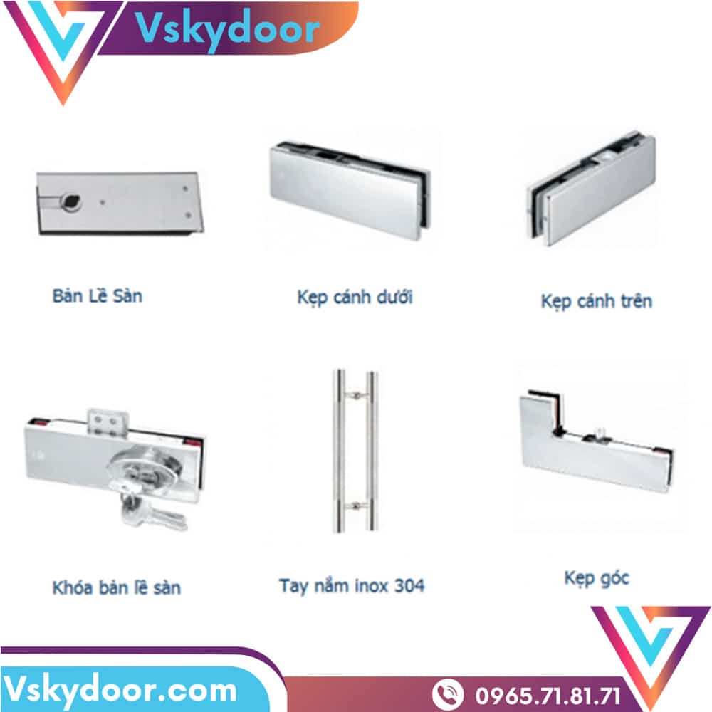 Phụ kiện cửa Thủy Lực VVP dành cho cửa 1 cánh